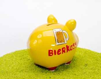 Sparschwein Bierkasse 9 x 12,5 cm
