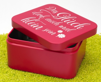 Geschenkbox Colour Splash - Glück 12 x 10 x 6 cm