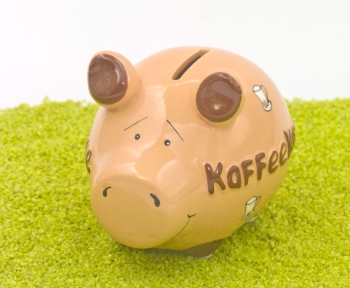 Sparschwein Kaffeekasse 9 x 12,5 cm