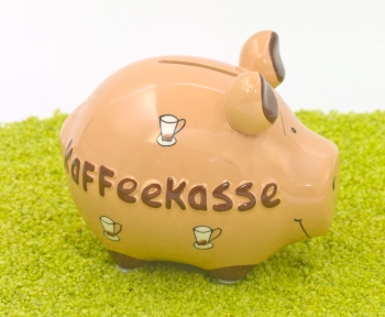 Sparschwein Kaffeekasse 9 x 12,5 cm