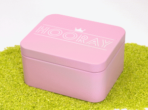 Geschenkbox Colour Splash - Hooray 12 x 10 x 6 cm