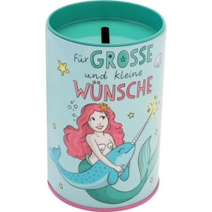 Spardose für Kinder Meerjungfrau - Für große und kleine Wünsche 9cm