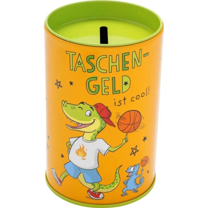 Spardose für Kinder Dino - Taschengeld ist cool ! 9cm